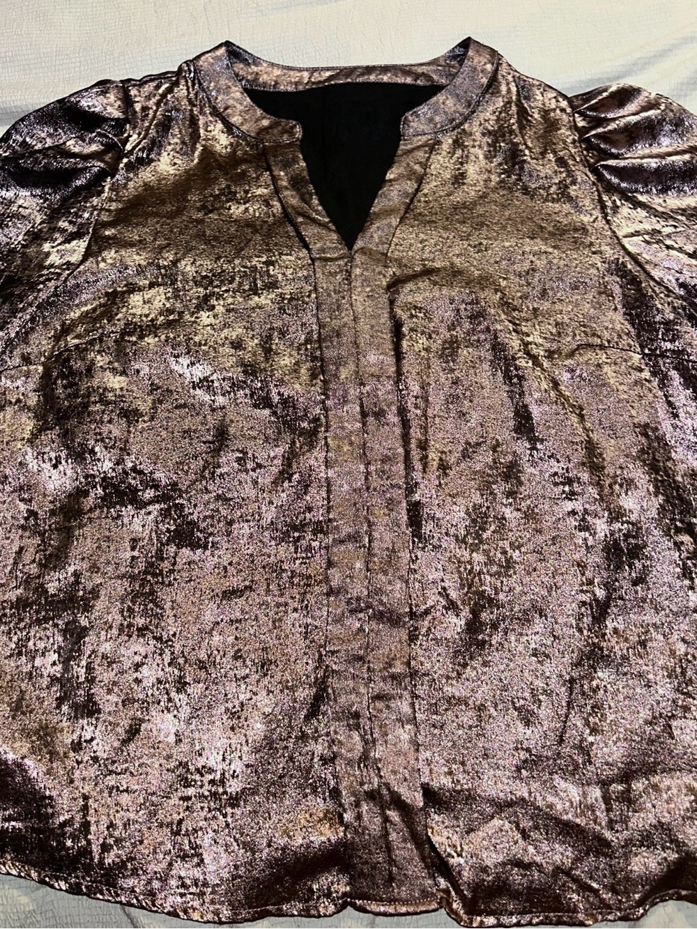 Metallic women’s blouse